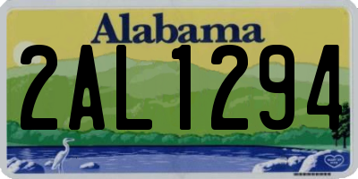 AL license plate 2AL1294