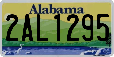 AL license plate 2AL1295