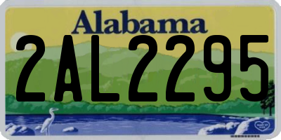 AL license plate 2AL2295