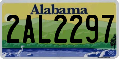 AL license plate 2AL2297