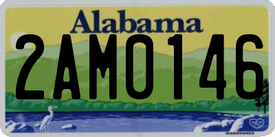 AL license plate 2AM0146