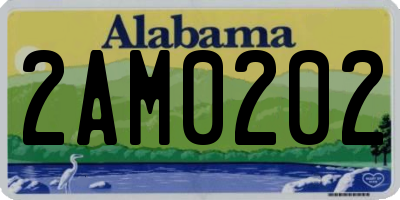 AL license plate 2AM0202