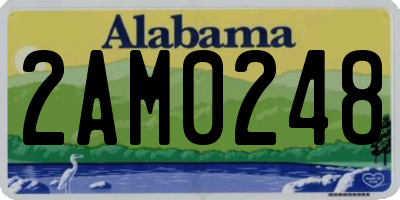 AL license plate 2AM0248