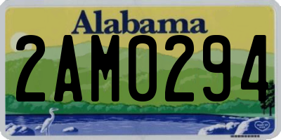 AL license plate 2AM0294