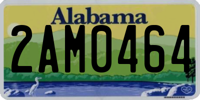 AL license plate 2AM0464