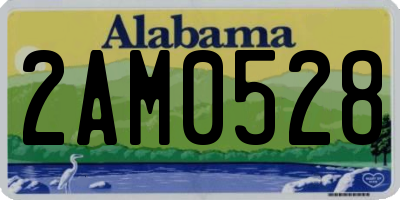 AL license plate 2AM0528