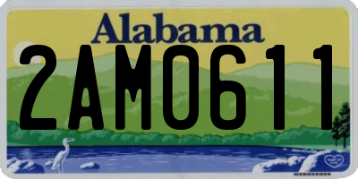 AL license plate 2AM0611