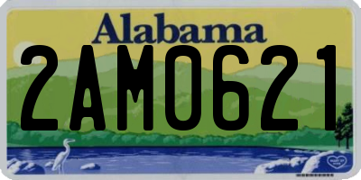 AL license plate 2AM0621