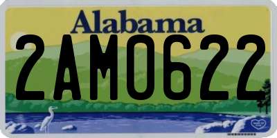 AL license plate 2AM0622