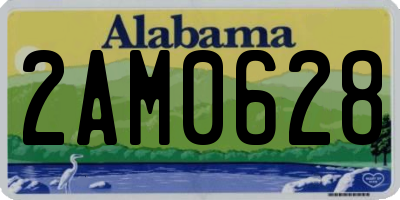 AL license plate 2AM0628