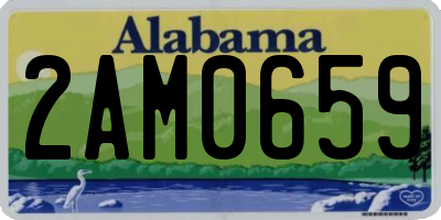 AL license plate 2AM0659