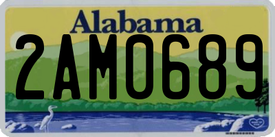 AL license plate 2AM0689
