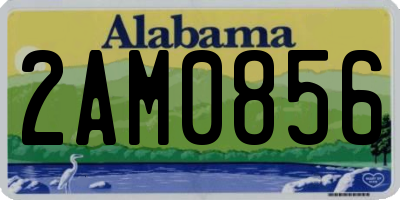 AL license plate 2AM0856