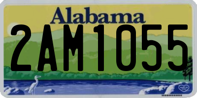 AL license plate 2AM1055