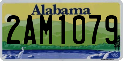 AL license plate 2AM1079