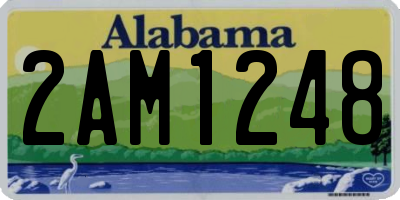 AL license plate 2AM1248