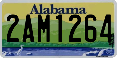 AL license plate 2AM1264
