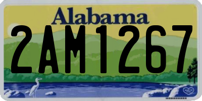 AL license plate 2AM1267