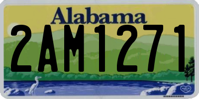 AL license plate 2AM1271