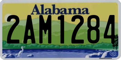 AL license plate 2AM1284