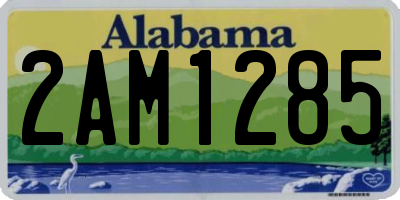 AL license plate 2AM1285