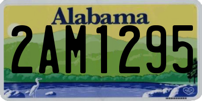 AL license plate 2AM1295