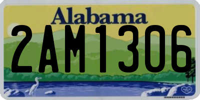 AL license plate 2AM1306