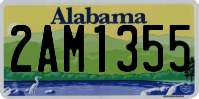 AL license plate 2AM1355