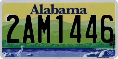 AL license plate 2AM1446