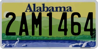 AL license plate 2AM1464