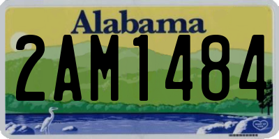 AL license plate 2AM1484
