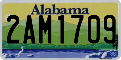 AL license plate 2AM1709