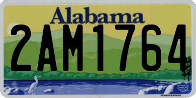 AL license plate 2AM1764