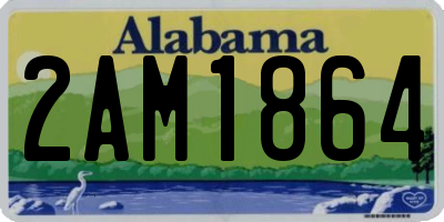 AL license plate 2AM1864