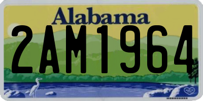 AL license plate 2AM1964