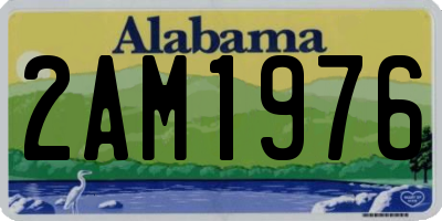 AL license plate 2AM1976