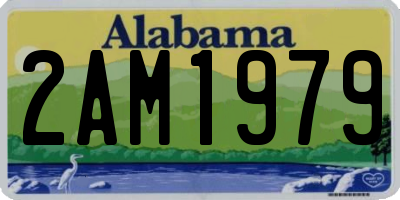 AL license plate 2AM1979