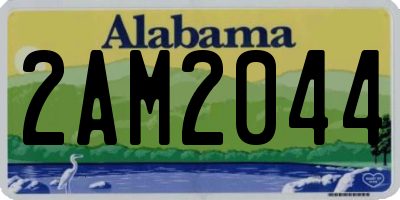 AL license plate 2AM2044