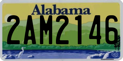 AL license plate 2AM2146