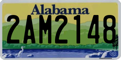 AL license plate 2AM2148