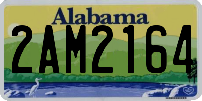 AL license plate 2AM2164