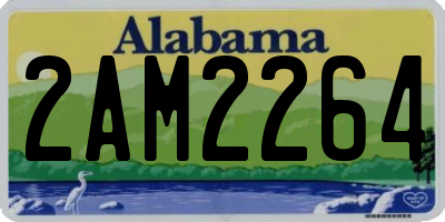 AL license plate 2AM2264