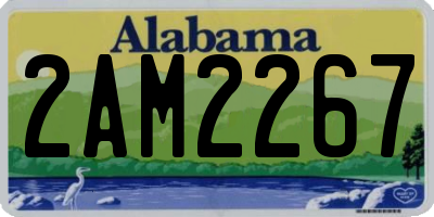 AL license plate 2AM2267