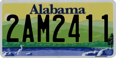AL license plate 2AM2411