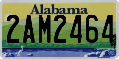AL license plate 2AM2464