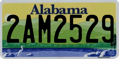 AL license plate 2AM2529