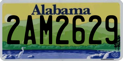 AL license plate 2AM2629