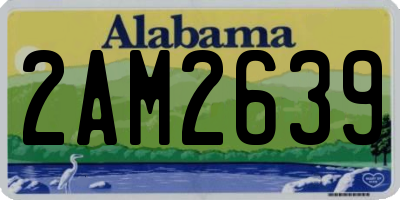 AL license plate 2AM2639