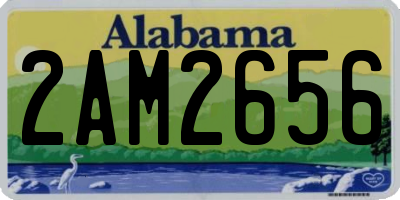 AL license plate 2AM2656