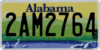 AL license plate 2AM2764